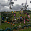 Parques infantiles con ecomadera plástica