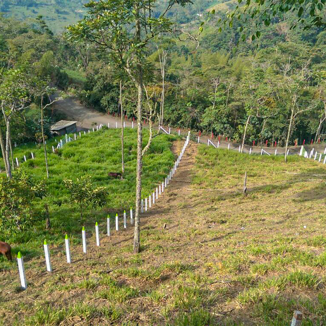 Postes en ecomadera plasticas para corrales y establos